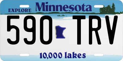 MN license plate 590TRV