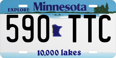 MN license plate 590TTC