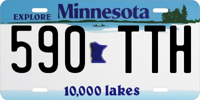 MN license plate 590TTH
