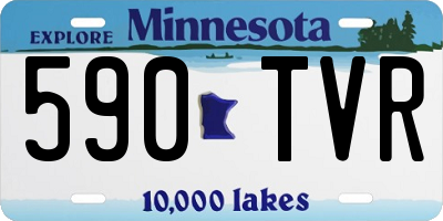 MN license plate 590TVR