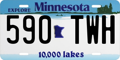 MN license plate 590TWH
