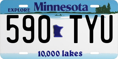 MN license plate 590TYU