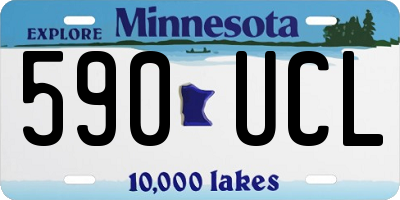 MN license plate 590UCL