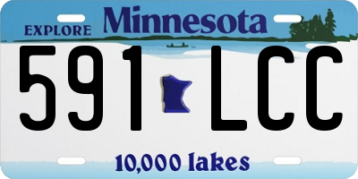 MN license plate 591LCC