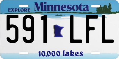 MN license plate 591LFL