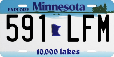 MN license plate 591LFM