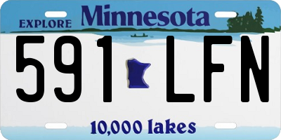 MN license plate 591LFN