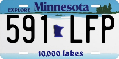MN license plate 591LFP