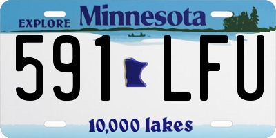 MN license plate 591LFU