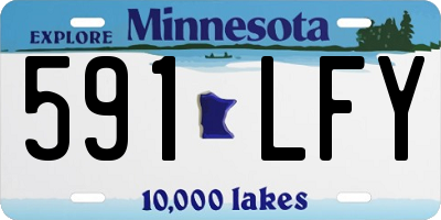 MN license plate 591LFY