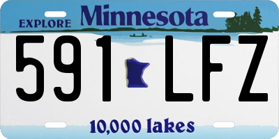 MN license plate 591LFZ