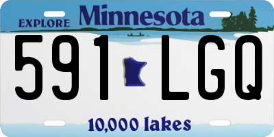 MN license plate 591LGQ