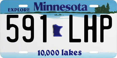 MN license plate 591LHP