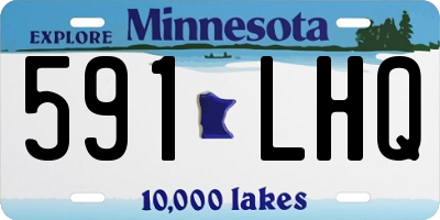 MN license plate 591LHQ