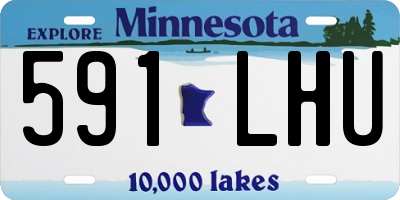 MN license plate 591LHU