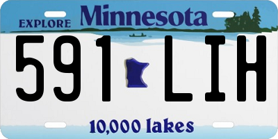 MN license plate 591LIH
