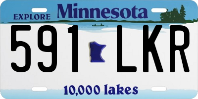 MN license plate 591LKR