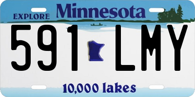 MN license plate 591LMY