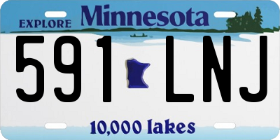 MN license plate 591LNJ