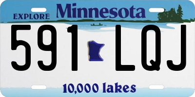 MN license plate 591LQJ