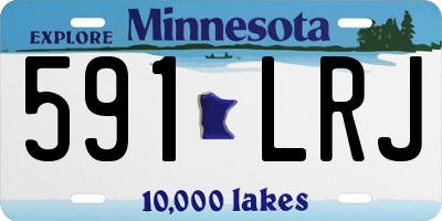 MN license plate 591LRJ