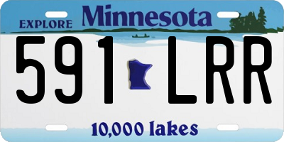 MN license plate 591LRR