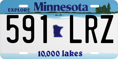 MN license plate 591LRZ
