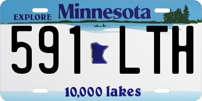 MN license plate 591LTH