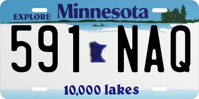 MN license plate 591NAQ
