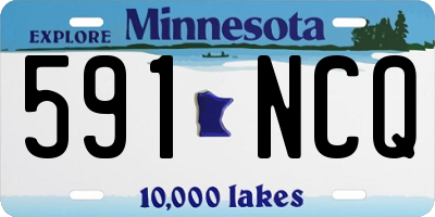 MN license plate 591NCQ