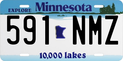 MN license plate 591NMZ