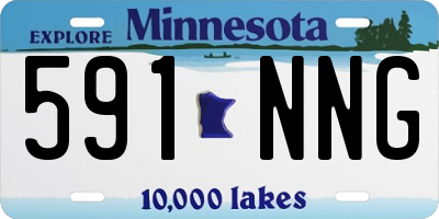 MN license plate 591NNG