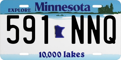 MN license plate 591NNQ