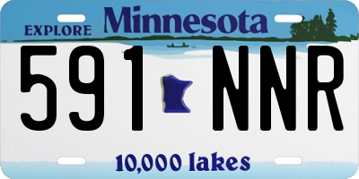 MN license plate 591NNR