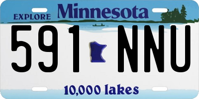 MN license plate 591NNU