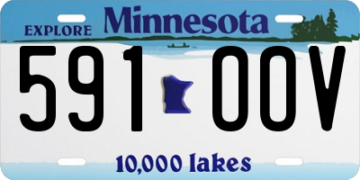 MN license plate 591OOV