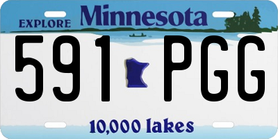MN license plate 591PGG