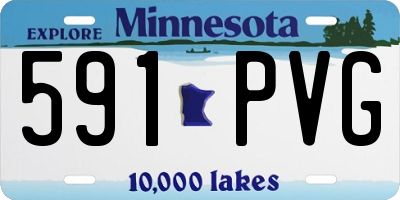 MN license plate 591PVG