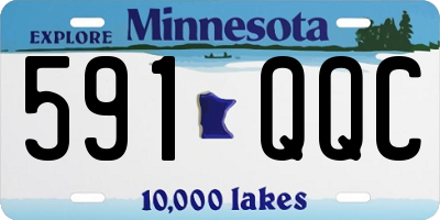 MN license plate 591QQC