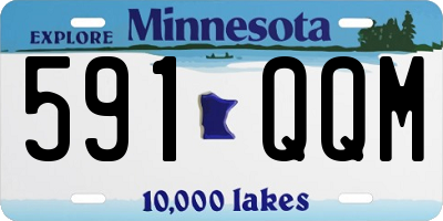MN license plate 591QQM