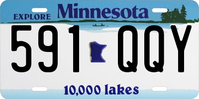 MN license plate 591QQY