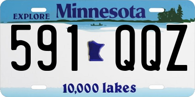 MN license plate 591QQZ