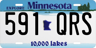 MN license plate 591QRS
