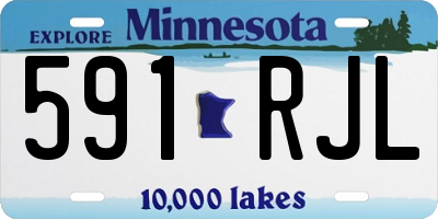 MN license plate 591RJL