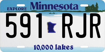 MN license plate 591RJR