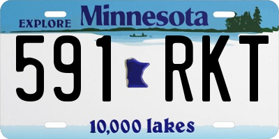 MN license plate 591RKT