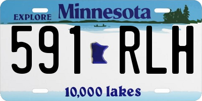 MN license plate 591RLH