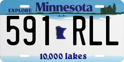 MN license plate 591RLL