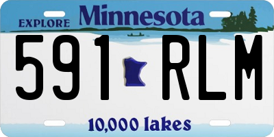 MN license plate 591RLM