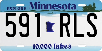 MN license plate 591RLS